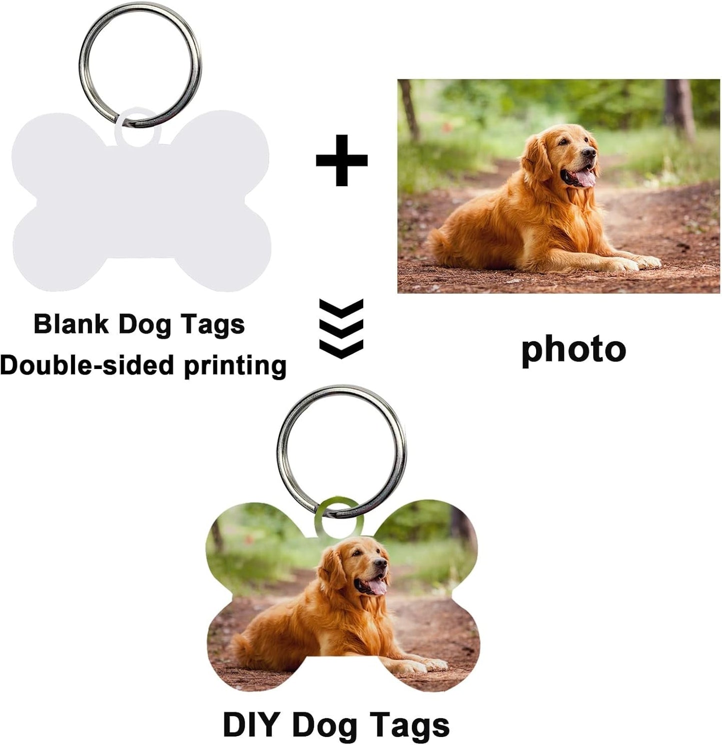 Bone Shape Pet Tag