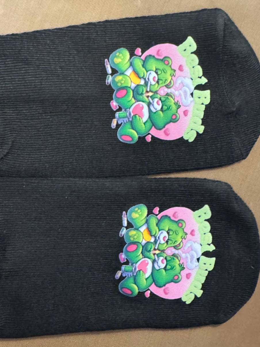 Socks - Size 4-10 - Adult - BLK
