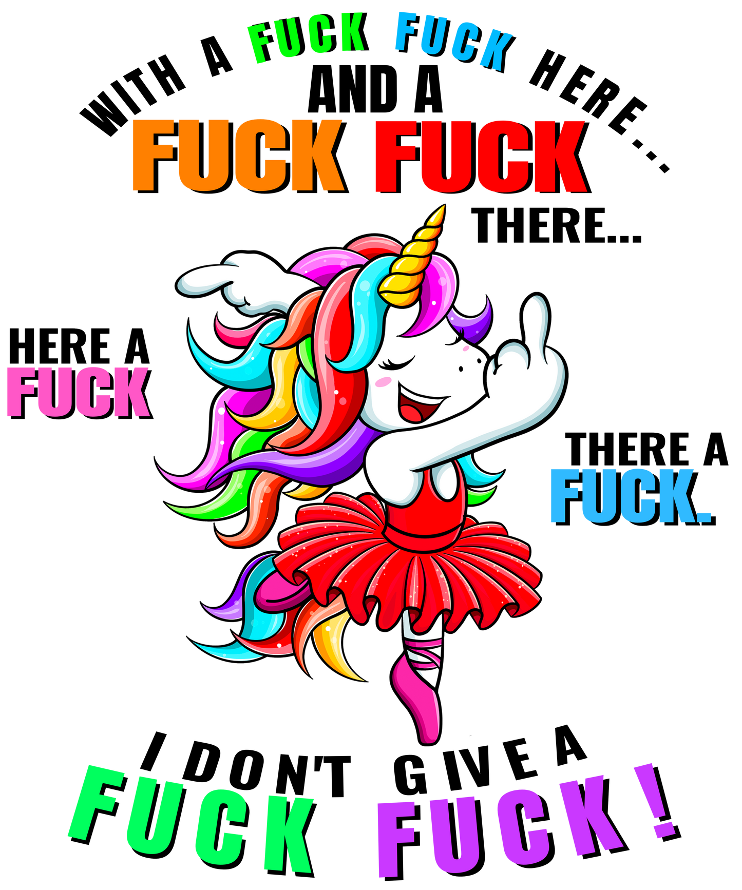 Shirt - Don't Give a Fuck Unicorn